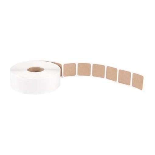 Picture of National Target 1'' SQUARE BROWN PASTERS 1,000/ROLL 1''BROWN