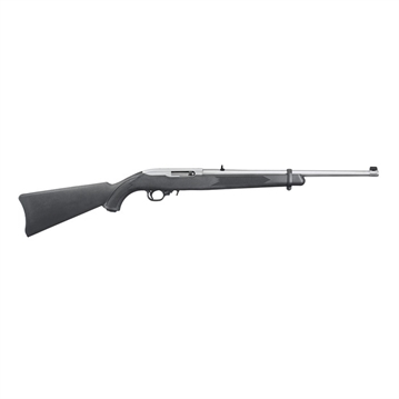 Picture of Ruger 1256 10/22 Carbine 22 LR 10+1 18.50" Satin Stainless Black Right Hand 7366765 01256