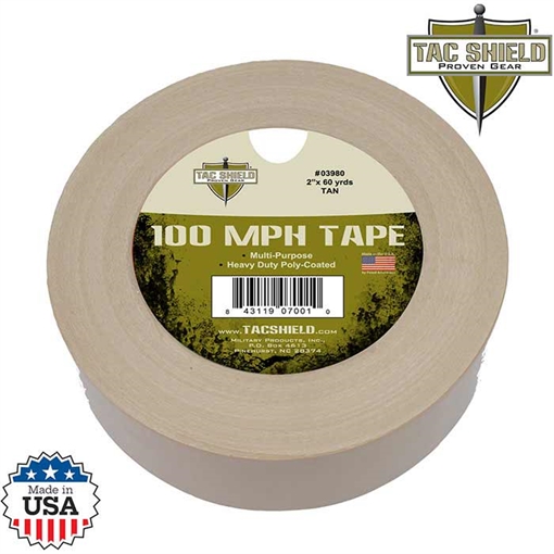 Picture of TACSHIELD 100 MPH Tape 60YD Tan 2in 03980 843119070010