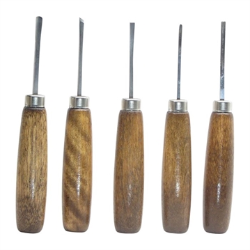 Picture of U.J. Ramelson #106M SUB MINI STRAIGHT HANDLE WOODCARVING 5 PIECE SET 5F-C4B6-GC8D