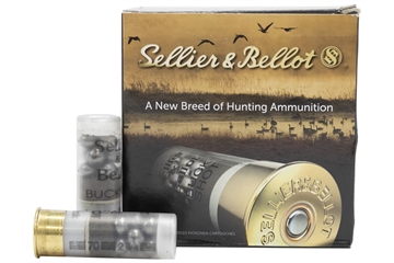 Picture of SELLIER & BELLOT 12GA 2 3/4 00 BUCK 9 PELLET 25RD BOX 10 BOXES PER CASE SB12BSG