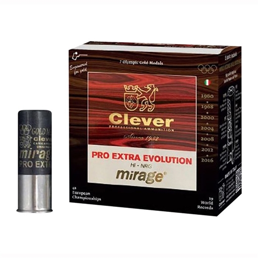 Picture of Clever MIRAGE PRO-EXTRA EVO 12 GA 2-3/4'' 7/8OZ #7.5 SHOT 250/CASE 940275