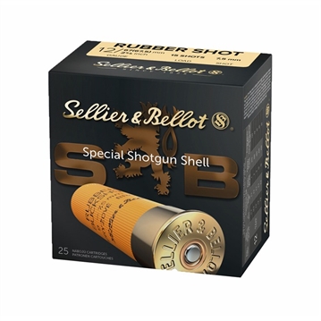 Picture of Sellier & Bellot 12 GAUGE 2-5/8'' RUBBER BUCKSHOT 25/BOX SB12RSA