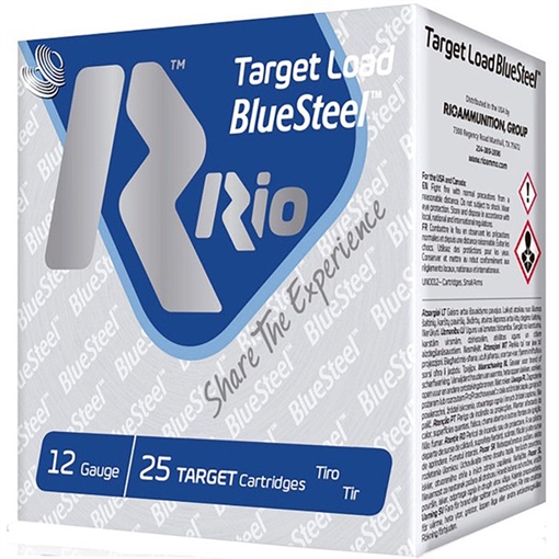 Picture of 12 GAUGE TARGET LOAD BLUESTEEL 2-3/4” #7 SHOT SHOTGUN AMMO TLBS287