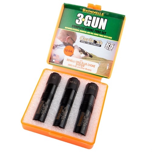 Picture of Brownells 3-GUN EXTENDED CHOKE TUBE SET FOR BENELLI CRIO & CRIO PLUS 99952