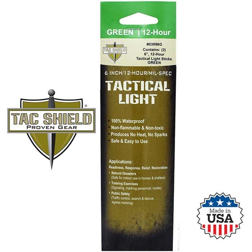 Picture of TACSHIELD 12HR Light Stick 2PK GRN 6in 03096G 843119033244