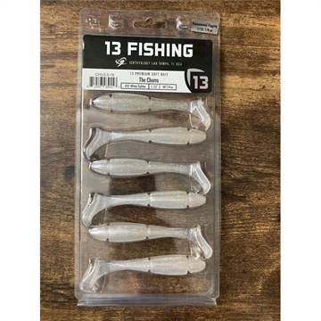 Picture of 13 FISHING CHURRO SWIMBAIT 4.75" WHITY TITY CHU4.75-18