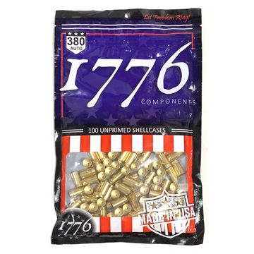 Picture of 1776 USA 1776 USA Unprimed Brass 380 ACP 100 pc. 177638001
