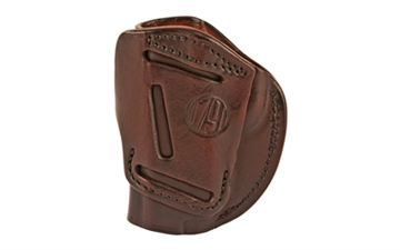 Picture of 1791 Gunleather 4 Way Holster, Leather Belt Holster, Right Hand, Signature Brown, Fits Glock 48 & S&W EZ380, Size 1 4WH-1-SBR-R 4WH1SBRR