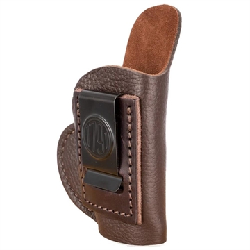Picture of 1791 Gunleather Fair Chase IWB Size 02 Brown Leather Deer Hide Belt Clip Fits Ruger LCR Left Hand FCD2BRWL
