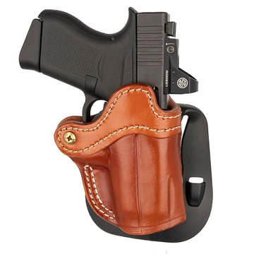 Picture of 1791 GUN LEATHER OPTIC READY OWB PADDLE HOLSTER SIZE 1 CLASSIC BROWN RH AMCHAR_DIRECT-SEVORPDH1CBRR