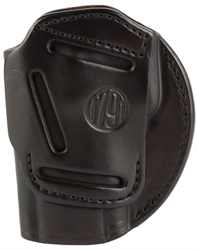 Picture of 1791 Gunleather 3-Way IWB/OWB Size 06 Signature Brown Leather Belt Loop Fits Beretta 92 Fits Walther PPQ Fits Sig P320 Ambidextrous Hand 3WH6SBRA