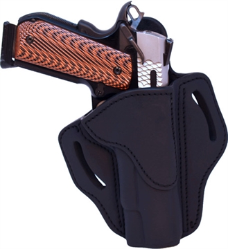 Picture of 1791 Gunleather Belt Holster 1, Right Hand, Stealth Black Leather, Fits 1911 4" & 5" BH1-SBL-R BH1SBLR