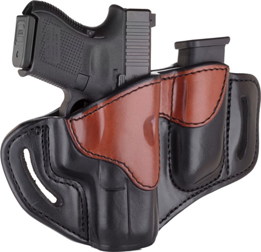 Picture of 1791 BH2.1 BLT HOLSTR W/ MAGAZINE PCH MULT-FIT RH GLK 17 BR/BLK BH21M12BLBR