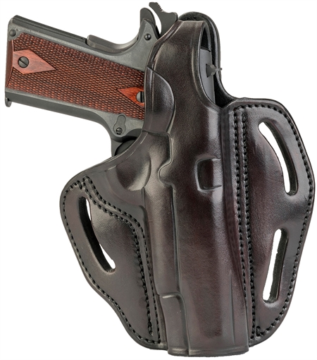 Picture of 1791 Gunleather BHX OWB 01 Signature Brown Leather Belt Slide Fits 4-5" 1911 BHX1CLSBRR