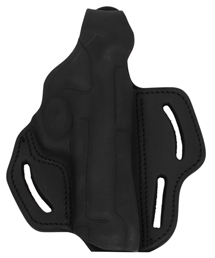 Picture of 1791 Gunleather BHX OWB 04 Stealth Black Leather Belt Slide Fits Beretta 92/CZ 75/P-10 BHX4SBLR