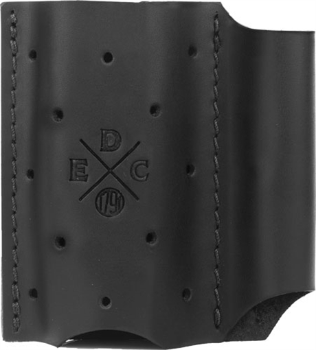 Picture of 1791 Gunleather EDC Action Clip Duo OWB Black Leather Belt Clip Ambidextrous ACDUOBLKA