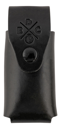 Picture of 1791 Gunleather EDC Heavy Duty Easy Slide OWB Black Leather Belt Slide Ambidextrous HDESSLSBLKA
