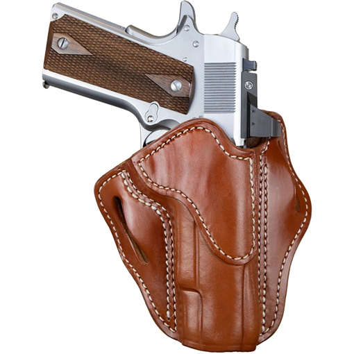 Picture of 1791 Gunleather BH1 Optic Ready OWB 01 Classic Brown Leather Belt Slide Fits 5" 1911 Right Hand ORBH1CBRR