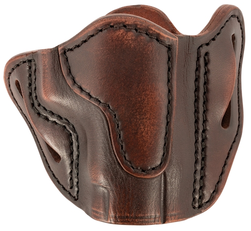 Picture of 1791 Gunleather BHC MAX Optic Ready OWB Compact Vintage Leather Belt Slide Compatible w/Sig P365 XL/Glock 48 Right Hand ORBHCMAXVTGR
