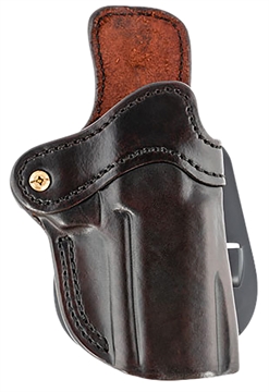 Picture of 1791 Gunleather BH2.4 Optic Ready OWB 2.4 Signature Brown Leather Paddle Fits Walther PPQ/Sig P320/Springfield XD-M ORPDH24SBRR
