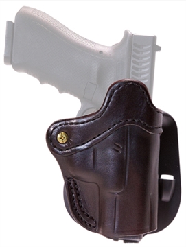 Picture of 1791 Gunleather Optic Ready Paddle Holster OWB Size 2.3 Signature Brown Leather Right Hand ORPDH2.3SBRR