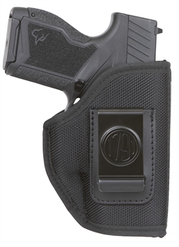 Picture of 1791 Gunleather Premium Nylon IWB Size 01 Black Ballistic Nylon Belt Clip Left Hand PNIWB1BLKL