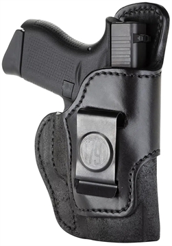 Picture of 1791 Gunleather RCH IWB Size 03 Black Leather Belt Clip Compatible w/Ruger LC9/1911/Glock 43/43X Right Hand RCH3BLKR
