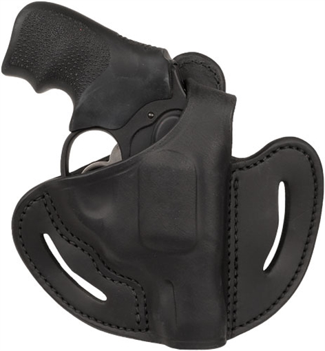 Picture of 1791 Gunleather RVHX-1 OWB Size 01 Stealth Black Leather Belt Slide, J-Frame, Right Hand RVHX1SBLR