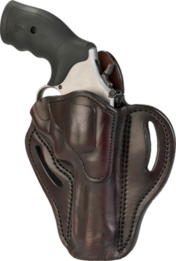 Picture of 1791 Gunleather RVH2S OWB Size 02S Classic Brown Leather Belt Slide Fits S&W K Frame Right Hand RVH2SCBRR