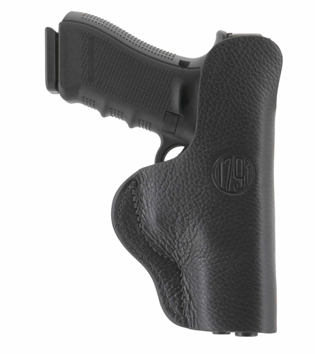 Picture of 1791 GUNLEATHER SMOOTH CONCEALMENT LIGHT BEARING HOLSTER SZ 5 FITS TP9 CZ75 G21 P226 IWB BLACK LH 810102214690