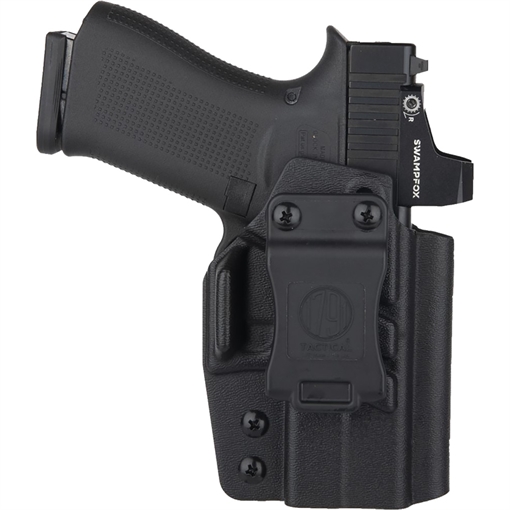 Picture of 1791 Gunleather Tactical Kydex, Inside Waistband Holster, Fits Glock 43X MOS, Right Hand, Kydex, Black TAC-IWB-G43XMOS-BLK-R TACIWBG43XMOSBLKR