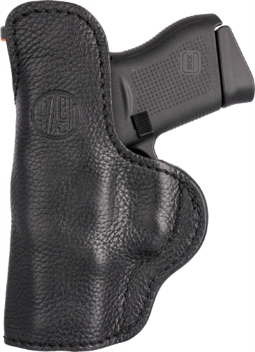 Picture of 1791 Gunleather Ultra Custom IWB Size 03 Night Sky Black Leather Belt Clip Compatible w/Sig P365/Springfield Hellcat/Glock 42 Right Hand UCH3NSBR