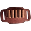 Picture of 1791 Gunleather 1791 HUNT Ammo Belt Slide Large Rifle Brown Ambidextrous HNT-ABSLR-BRW-A HNTABSLRBRWA