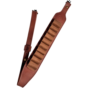 Picture of 1791 Gunleather Hunt Ammo Sling Oiled Brown Leather 32" to 37" OAL Shotgun HNTAS12BRWA