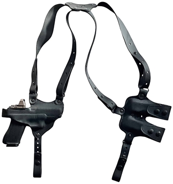 Picture of 1791 Gunleather Optic Ready Shoulder Horizontal Black Fits 1911 Right Hand NSS1SBLHR