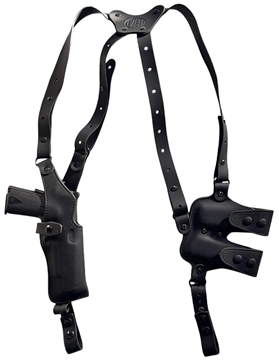 Picture of 1791 Gunleather Optic Ready Shoulder Vertical Black Fits 1911 Right Hand NSS1SBLVR