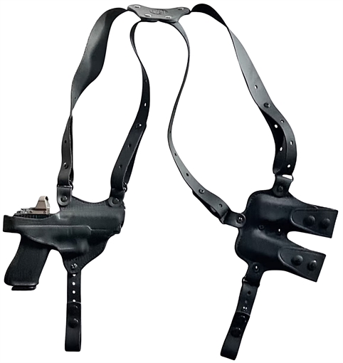 Picture of 1791 Gunleather Optic Ready Shoulder Horizontal Black Fits Glock 17 Right Hand NSS2.1SBLHR