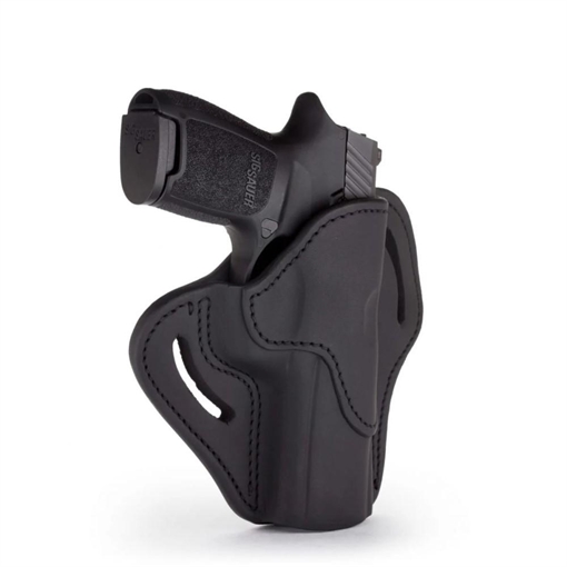 Picture of 1791 Gunleather OR Optic Ready, Belt Holster, Stealth Black Leather, Fits CZ P01/P10/P10C/P10S, HK VP9/VP40, FN FIVE-SEVEN USG and MK2, Right Hand, Size 2.4S OR-BH2.4S-SBL-R ORBH24SSBLR
