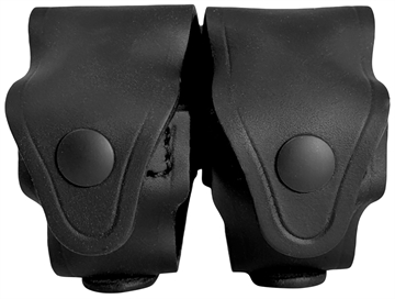 Picture of 1791 Gunleather  Speed Loader Double Carrier Black Steerhide Compatible w/ 5/6 Shots  RV-SLD-SBL-A
