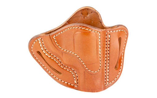 Picture of 1791 Gunleather RVH1 OWB Size 01 Classic Brown Leather Belt Slide Fits S&W J Frame/Ruger LCR/S&W 38 Belt Up to 1.75" Wide Right Hand RVH1CBRR