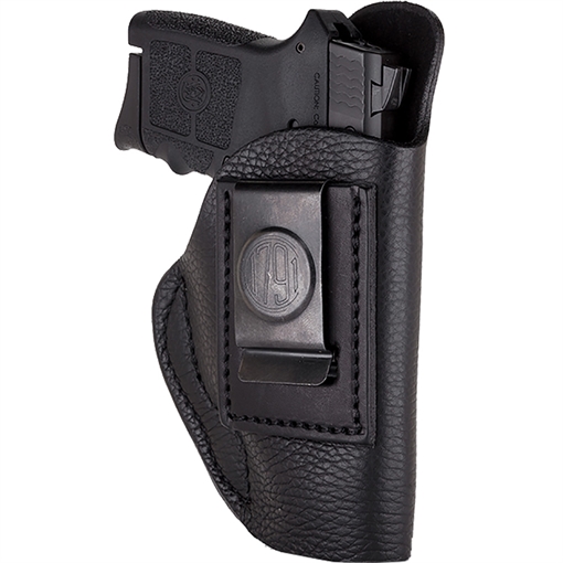 Picture of 1791 Gunleather 1791, Smooth Concealment, Size 2, Multi-Fit IWB Leather Holster, Right Hand, Night Sky Black, Fits LCP, S&W Bodyguard, and Similar Frames SCH-1-NSB-R SCH1NSBR