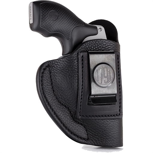 Picture of 1791 Gunleather Smooth Concealment Holster, Leather Inside Waistband Holster, Left Hand, Night Sky Black, Fits Glock 43 & 43X & Ruger LC9 & SR22, Size 3 SCH-3-NSB-L SCH3NSBL