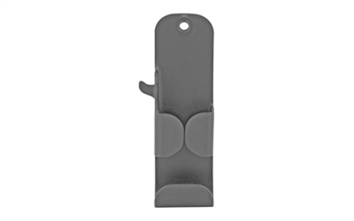 Picture of 1791 Gunleather Snagmag Single Black Leather Belt Clip Compatible w/ 10rd Glock 43X/48 Right Hand TACSNAG158R