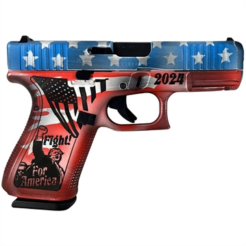 Picture of Glock GLOCK 19 GEN5 9MM 4.02'' BBL (3)15RD DISTRESSED RWB TRUMP HS10