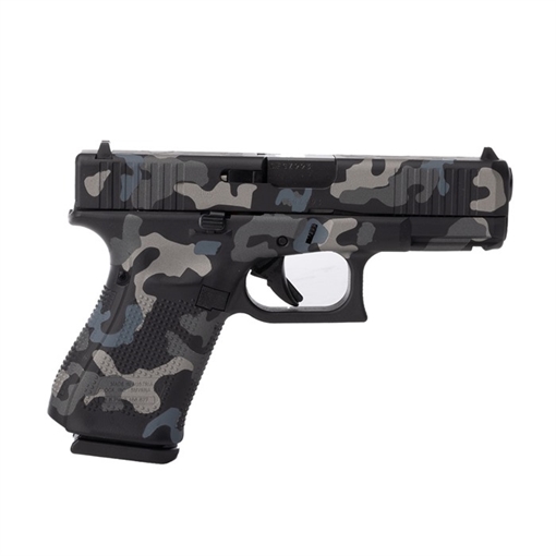 Picture of 19 GEN 5 CUSTOM 9MM LUGER BLACK CAMO SEMI-AUTO HANDGUN SKD3 -