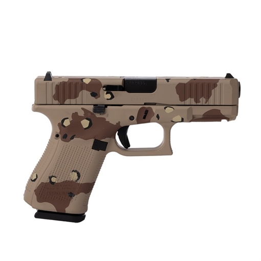 Picture of 19 GEN 5 CUSTOM 9MM LUGER DESERT STORM SEMI-AUTO HANDGUN SKD4 -