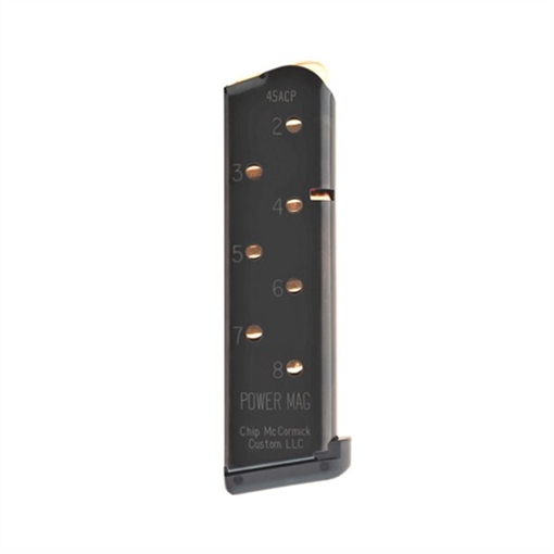 Picture of Chip Mccormick Custom POWER MAGAZINE, 8-ROUND, BLACK M-PM-45FS8-B
