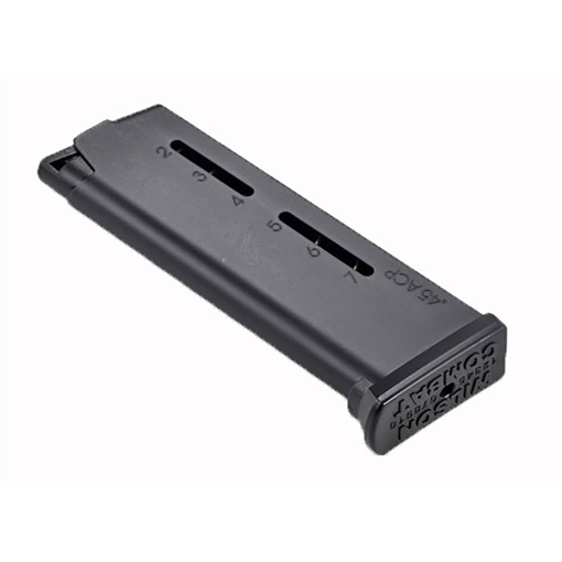 Picture of Wilson Combat 1911 ELITE TACTICAL MAG COMPACT 7-RD ETM BASE PAD BLK 500-45C7B