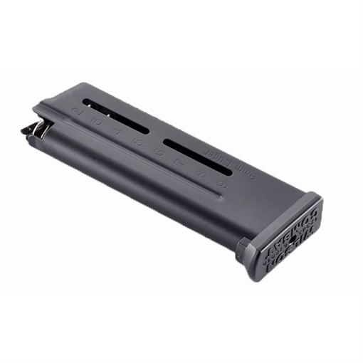 Picture of Wilson Combat 1911 ELITE TACTICAL MAG COMPACT 9-RD ETM BASE PAD BLK 500-9C9B